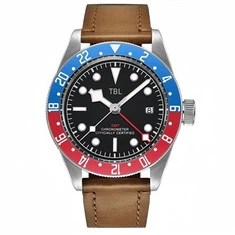 Räätälöity urheilu vapaa-ajan sukellusvyökalenteri automaattinen mekaaninen miesten kello Paras mekaaninen kello miehille