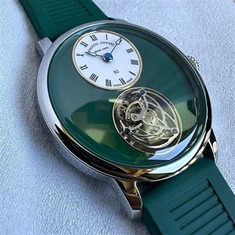 Turbillon mekaaninen ranne katsella miehiä